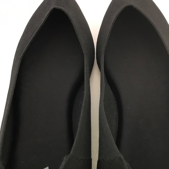 MIA Kerrie Point Toe Knit Flats Black Women’s Size 11 - Picture 6 of 16